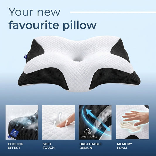 Butterfly Memory Foam Support Pillow